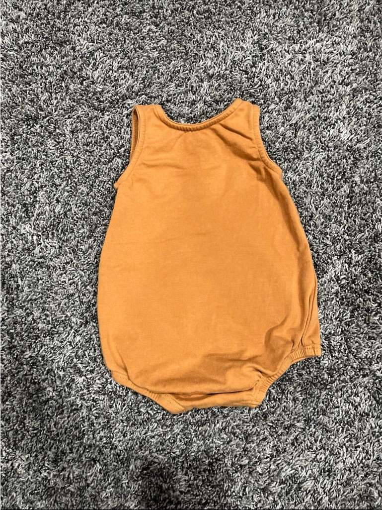 Alice + Ames Sleeveless Henley Romper Bubble | Boys/ Girls 3-6 Months — image 6 of 6